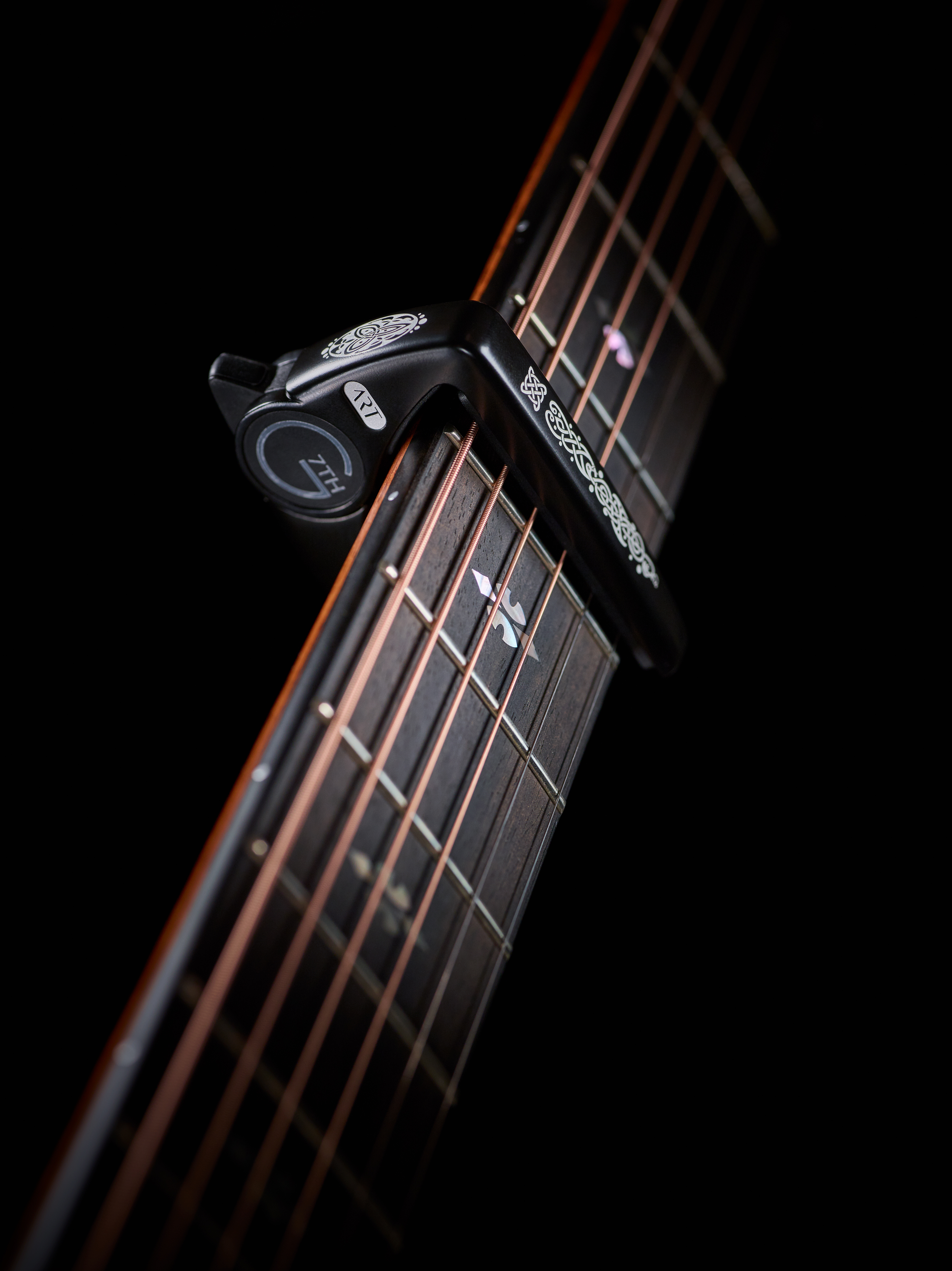 Performance 3 (Satin Black Celtic Special Edition) on acoustic guitar