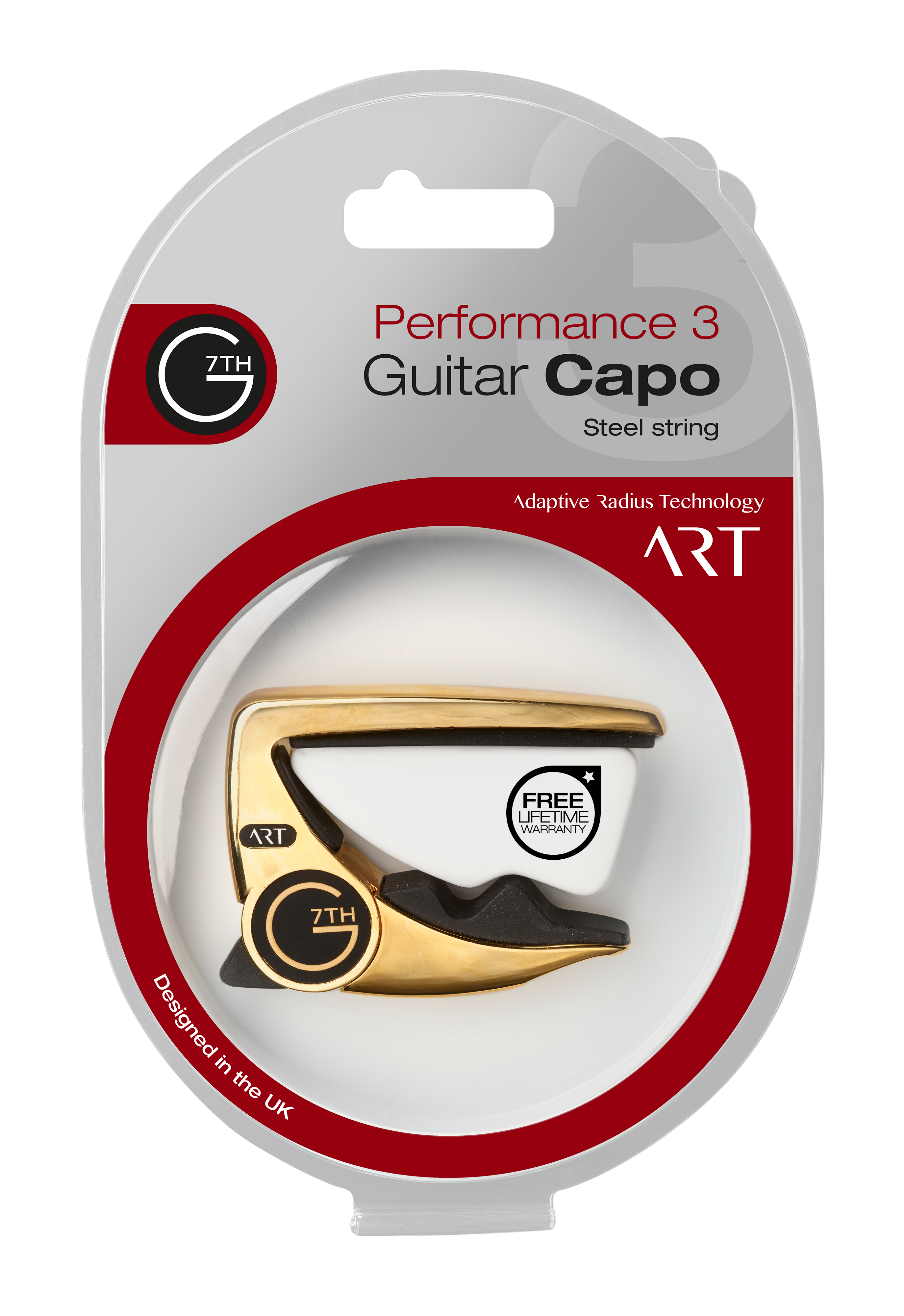 Performance 3 (Steel String 18kt Gold Plate) packaging