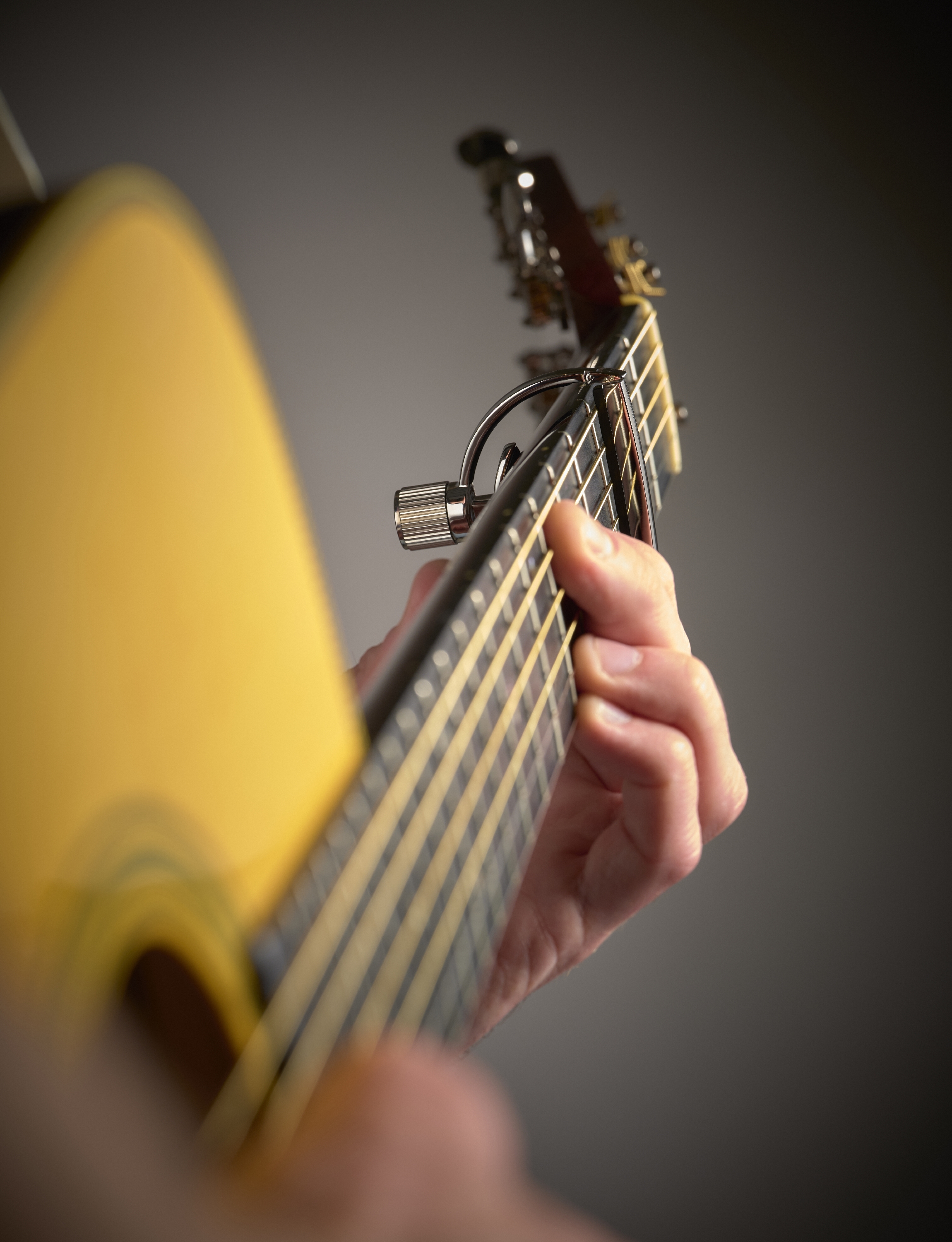 Heritage Guitar (standard neck width) on guitar neck