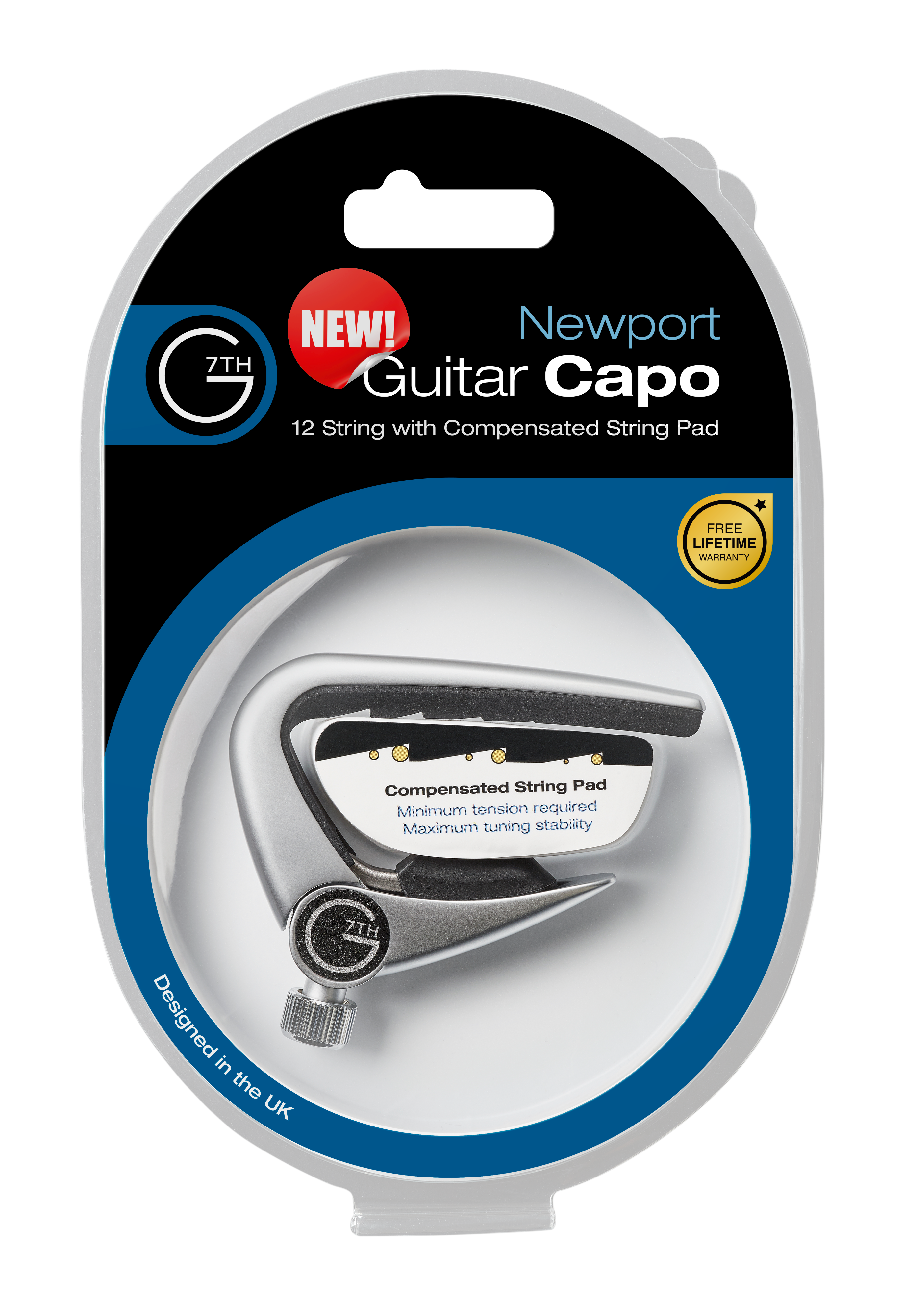 Newport (12 String Silver with CSP) packaging