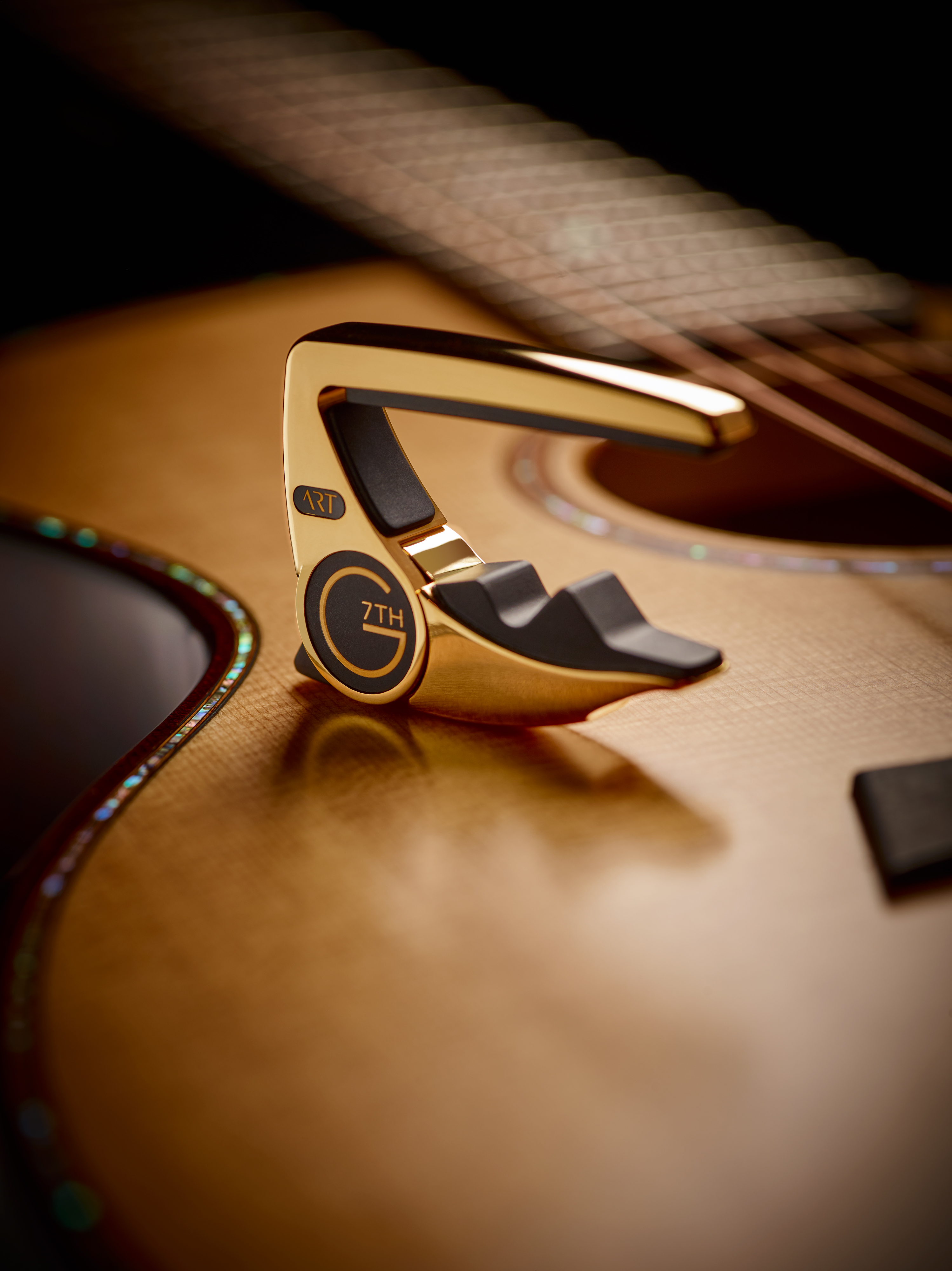 Performance 3 (Steel String 18kt Gold Plate) on acoustic guitar body