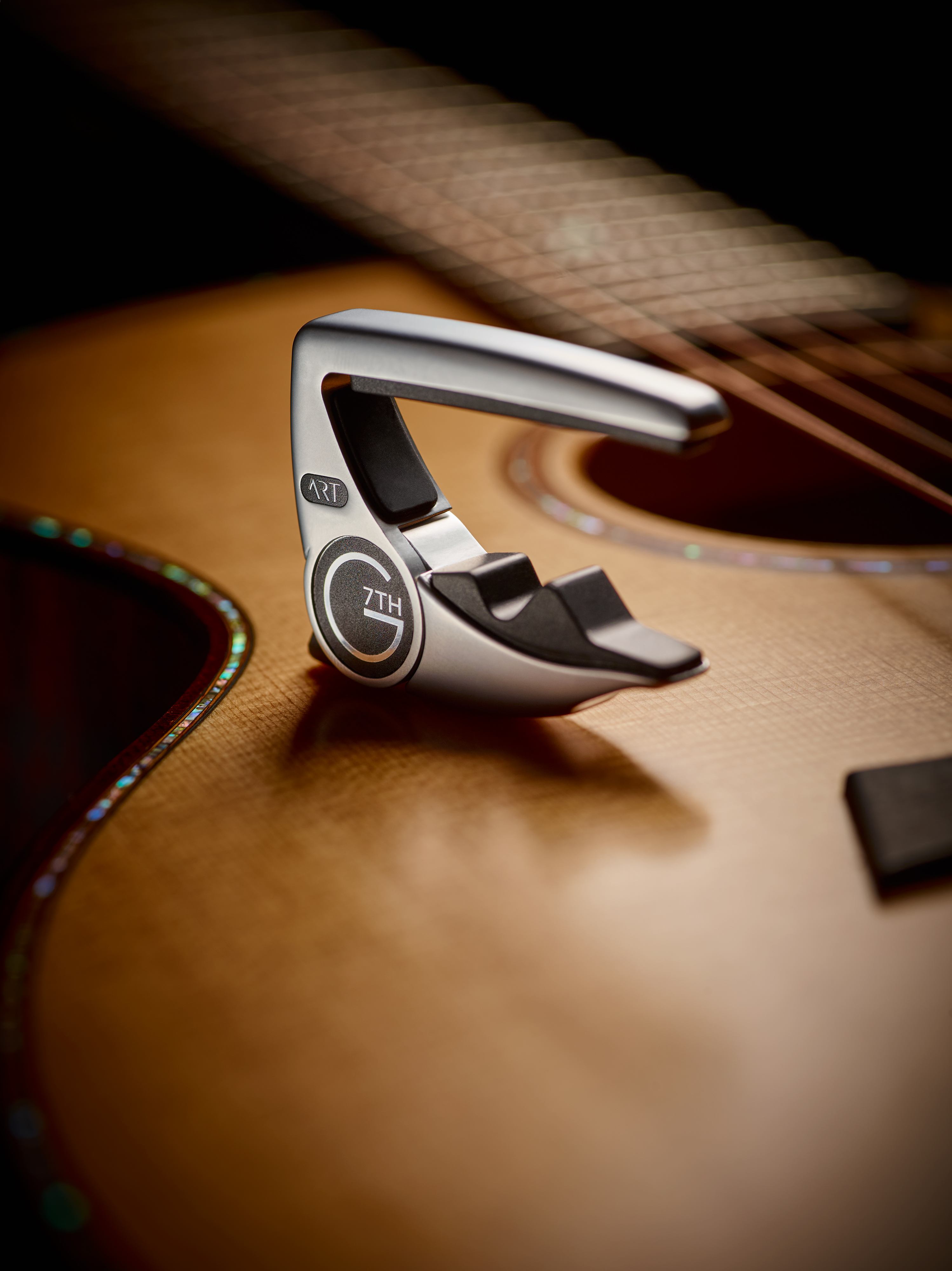 Performance 3 (Steel String Silver) on acoustic guitar body v2