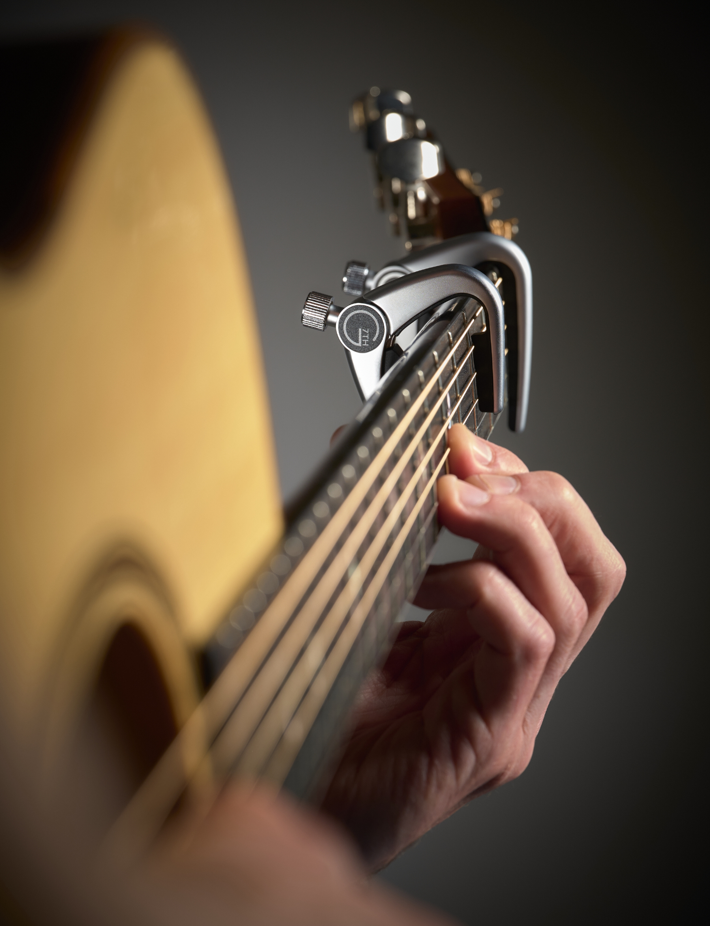 Newport (3 String Partial Silver) on guitar 2
